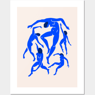 The Dance 3 | Henri Matisse - La Danse | Ultramarine Blue Posters and Art